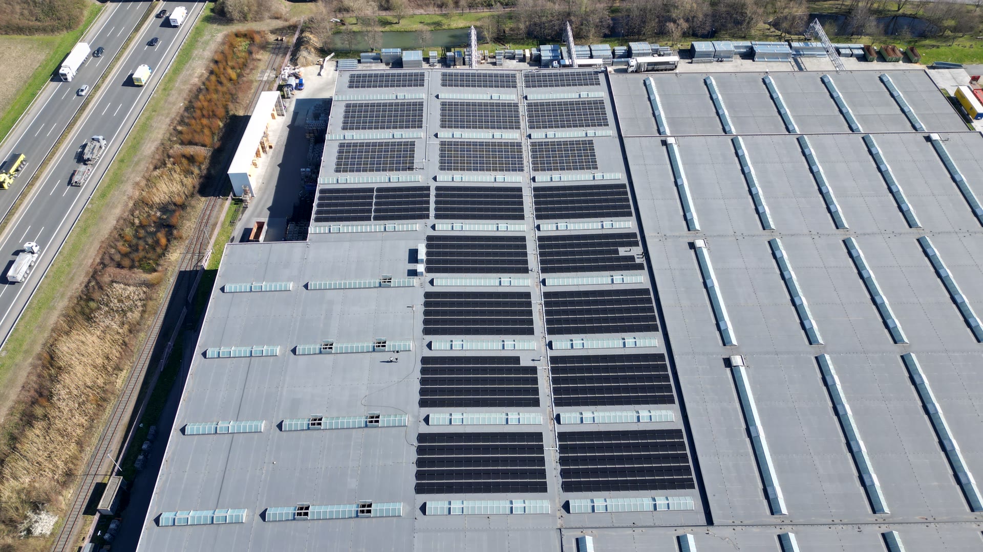 Photovoltaikanlage bei Welser Profile – Aufnahme aus der Anlagenbetreuung